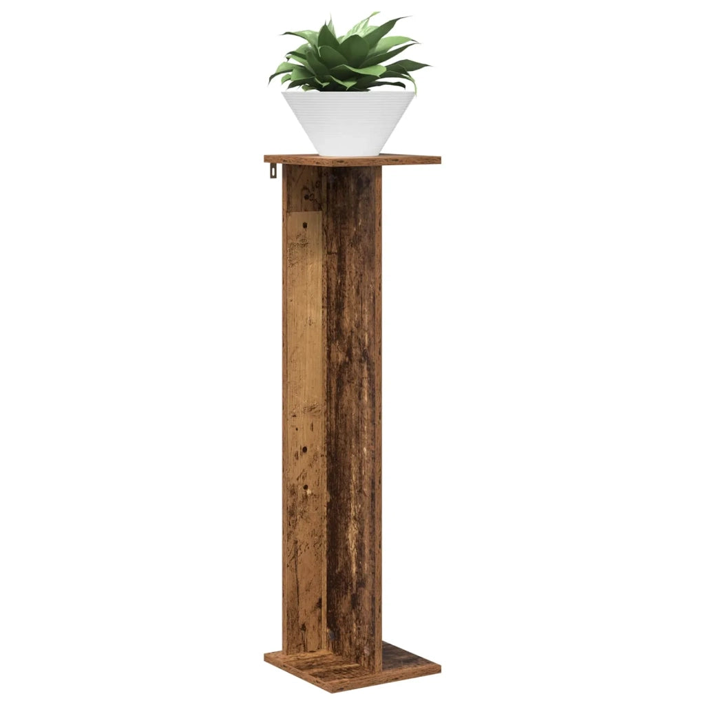 Supporto per piante | Sostegno per piante 2 pz Legno vecchio 25 x 25,5 x 100,5 cm