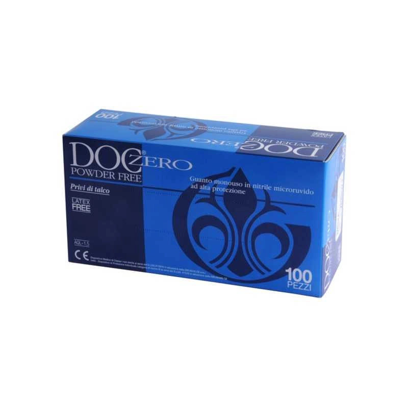 Guanti Nitrile Doc Zero Powder Free pz.100 M