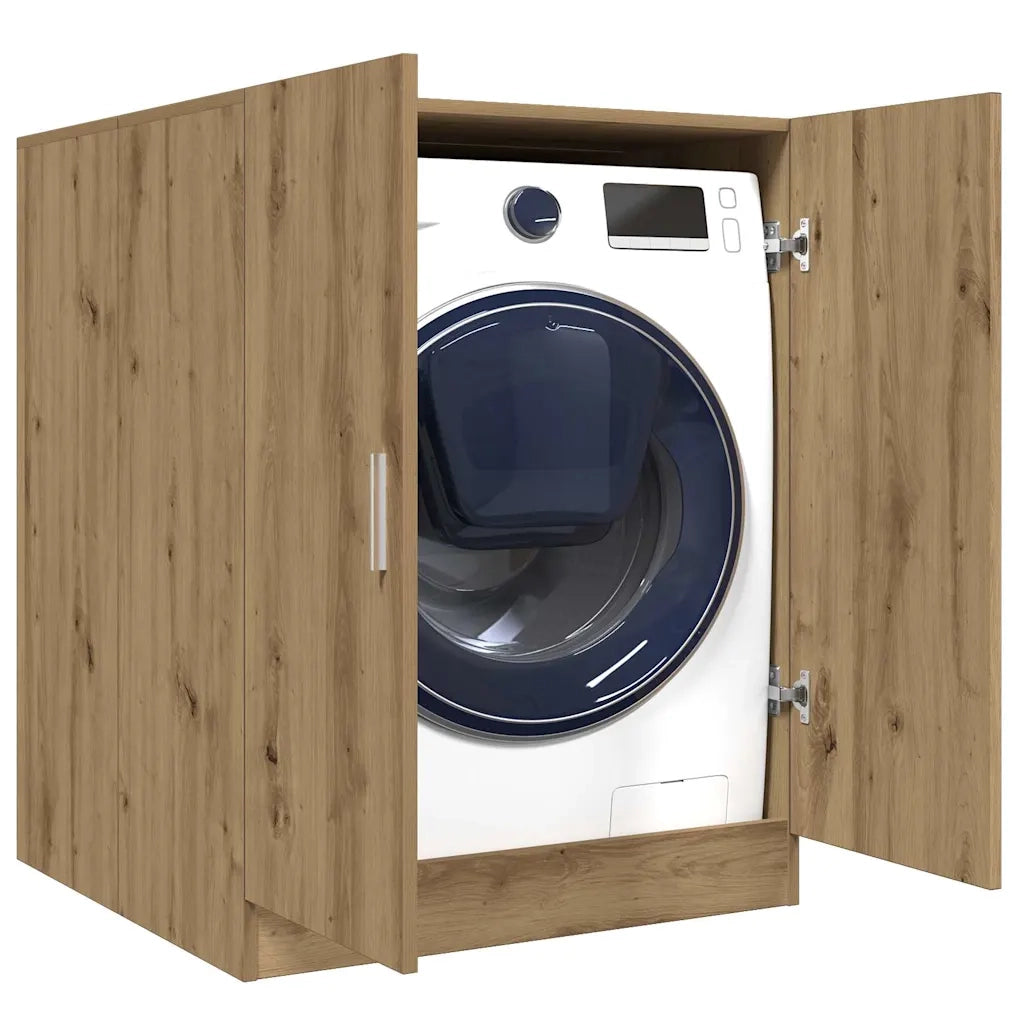 Mobile per Lavatrice Rovere Artigianale 70,5x71,5x91,5 cm 856641
