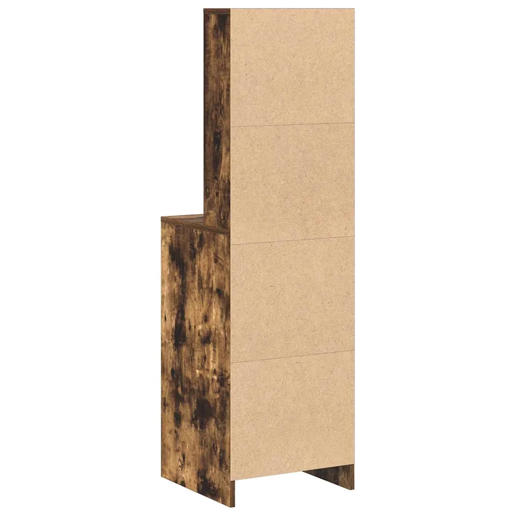 Credenza Rovere fumé 40 x 40,5 x 135 cm Legno multistrato 865077