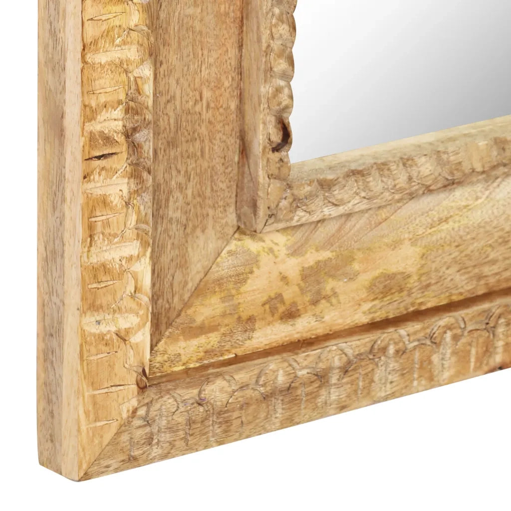 Specchio 50x3x110 cm in Legno Massello di Mango 321650