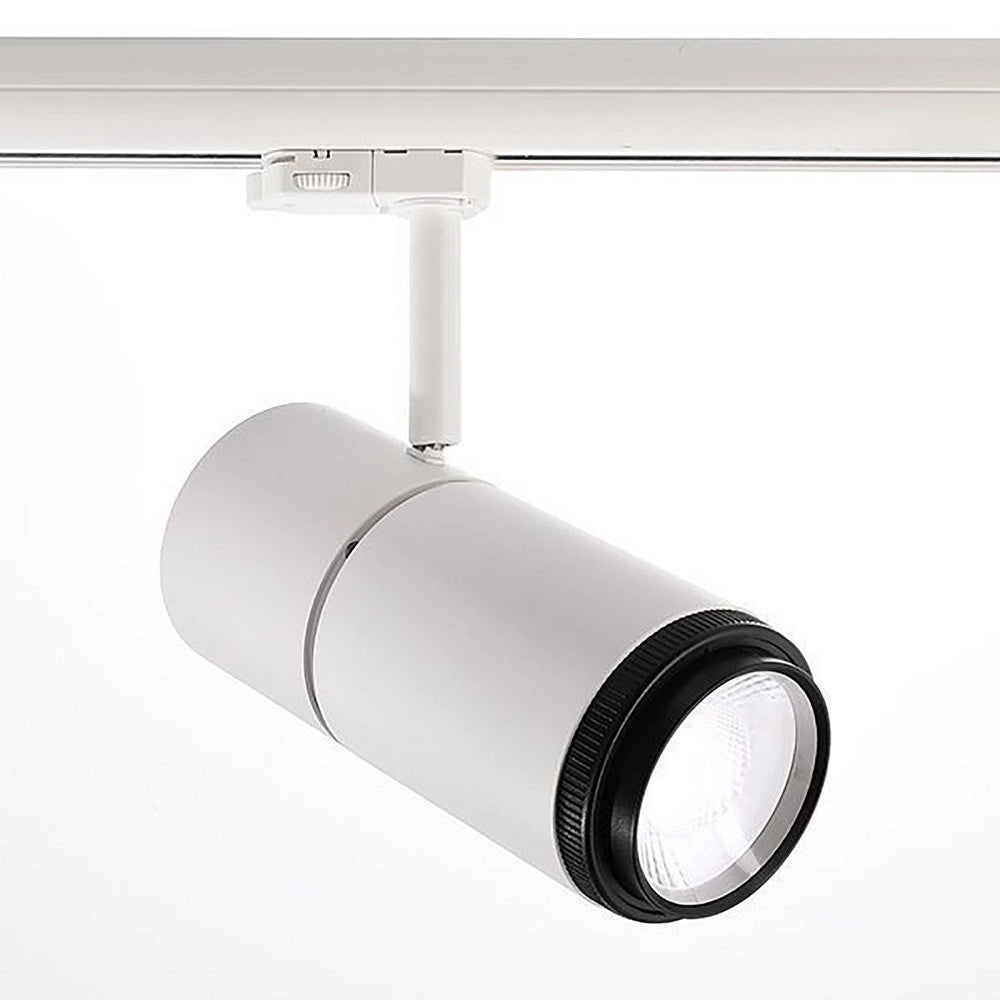 Trade Shop - Faretto Track Led Cob 34 W Binario Trifase Vetrine Negozio 230v Luce 3000k 4000k - -bianco Naturale      -