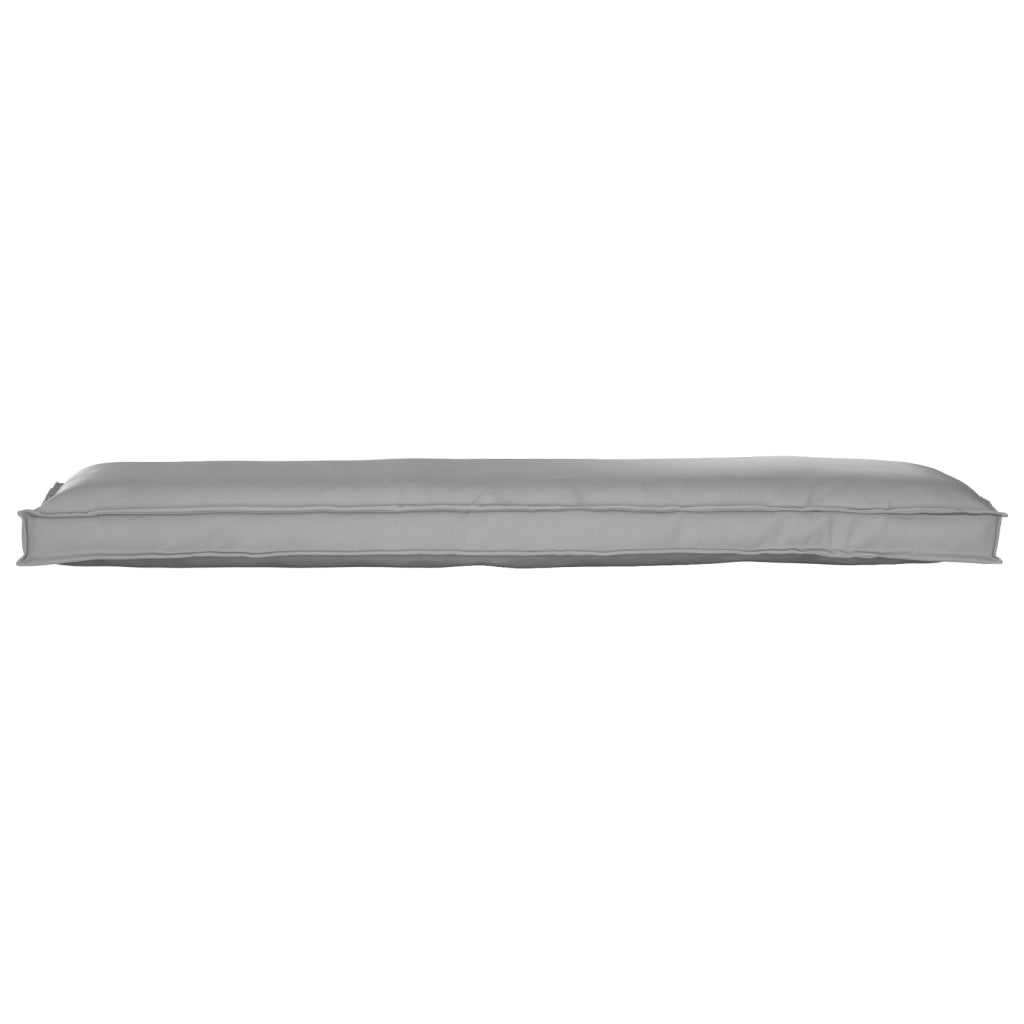 Cuscini per panchina 2 pezzi Grigio 150x40x8 cm Tessuto Oxford