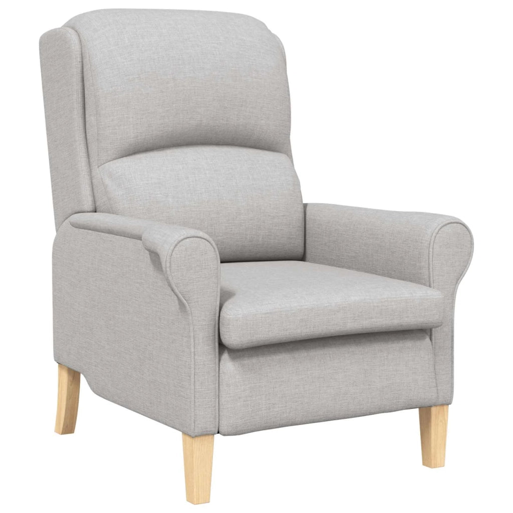 Poltrona | Sedia Relax Grigio nuvola Tessuto