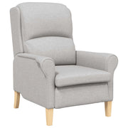 Poltrona | Sedia Relax Grigio nuvola Tessuto