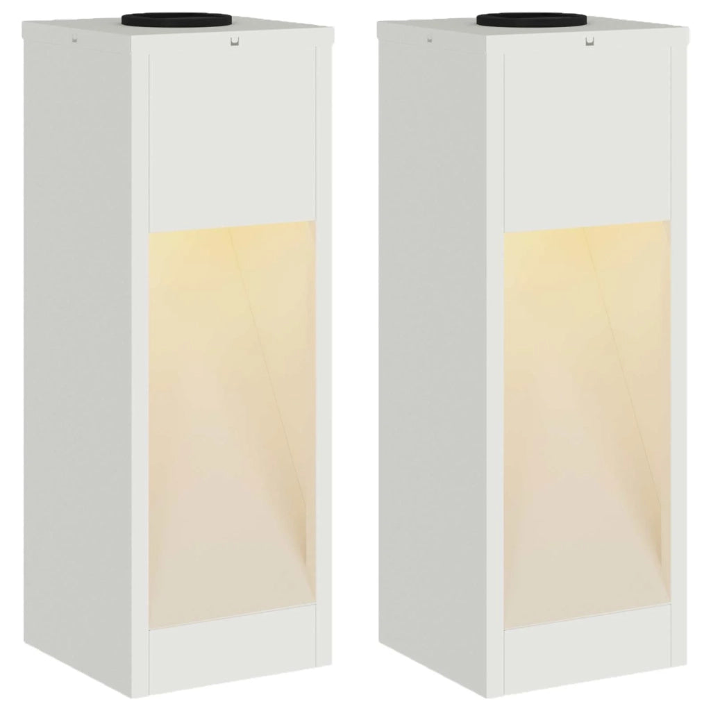 Lucina LED Solare da Percorso 2 pcs Bianco 879710
