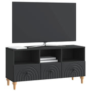 Mobile TV | Armadietto TV | Mobile Porta TV Nero 102 x 34,5 x 50 cm Legno ingegnerizzato