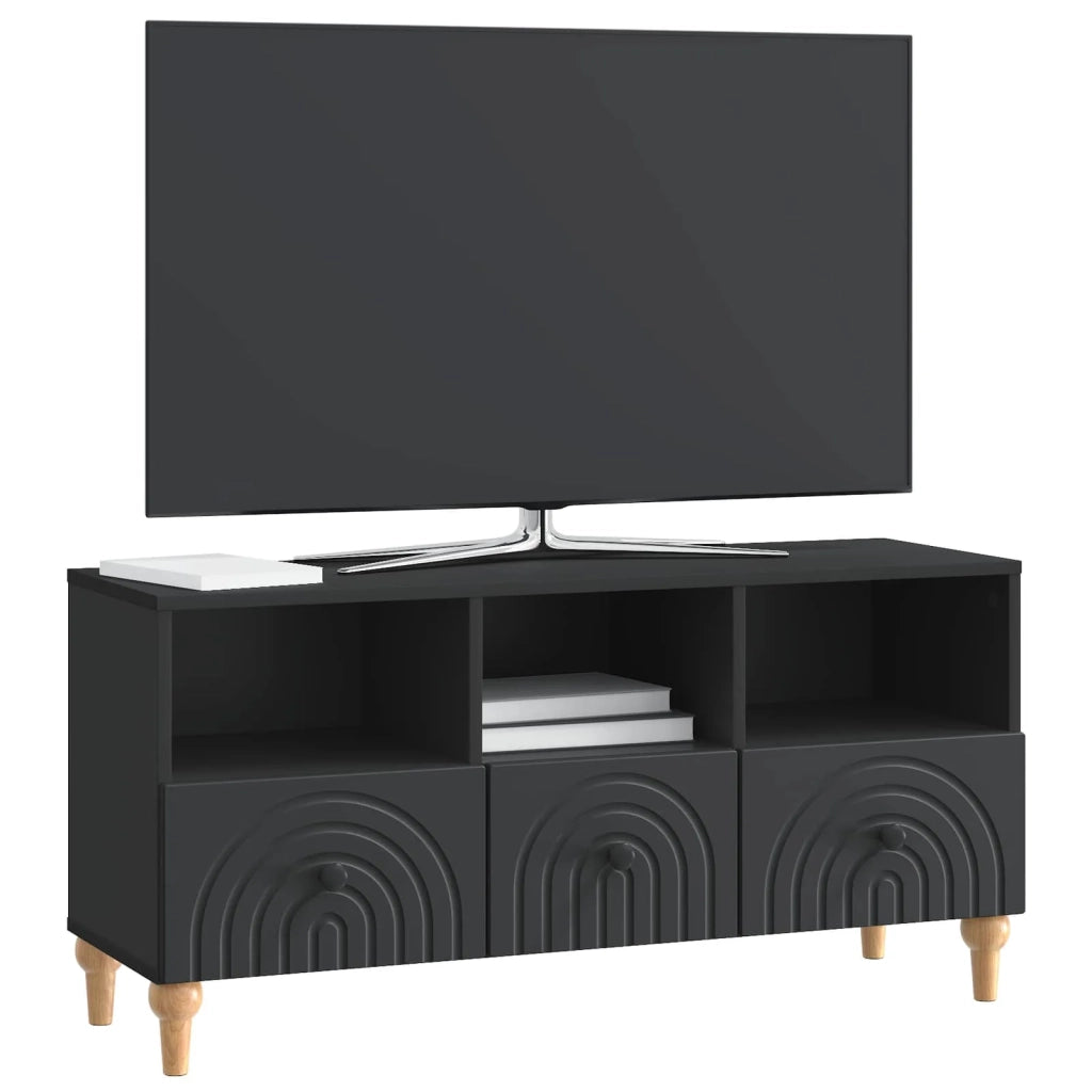 Mobile TV | Armadietto TV | Mobile Porta TV Nero 102 x 34,5 x 50 cm Legno ingegnerizzato