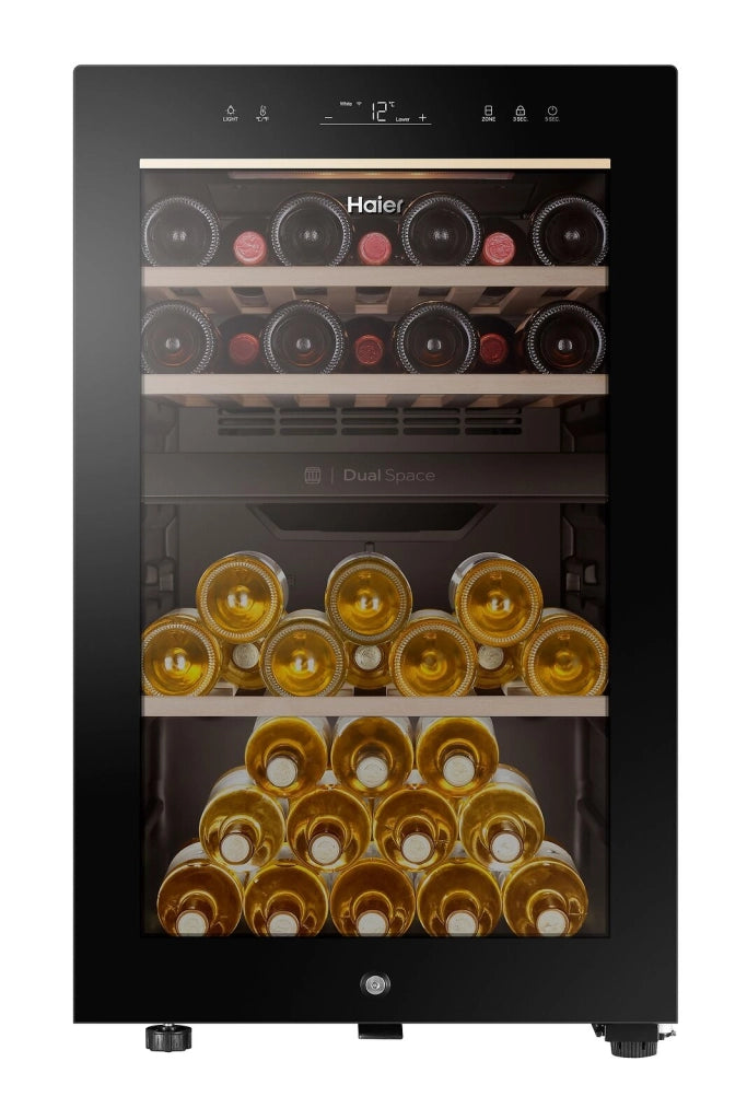 Candy HWS42GDAU1 Libera installazione Nero 42 bottiglia/bottiglie A