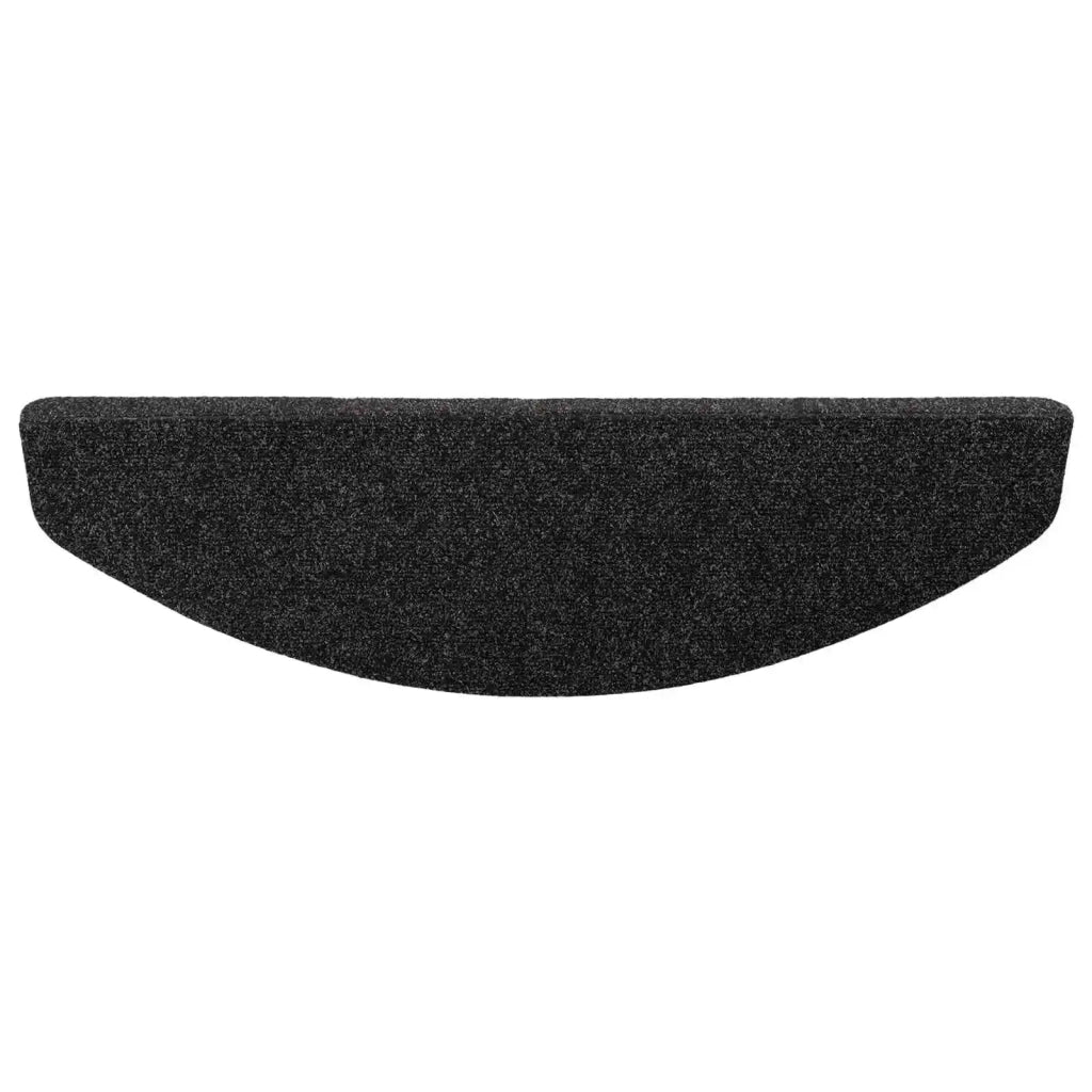 Tappetini per scale autoadesivi 15 pz | Gradini per Scale Nero 80 x 28 x 3,5 cm