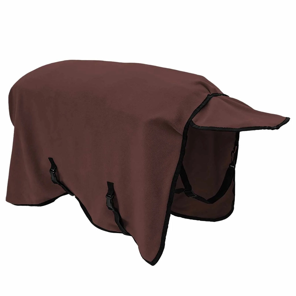 Coperta per Cavalli Marrone Scuro Completo 115 cm Poliestere CFW1111758
