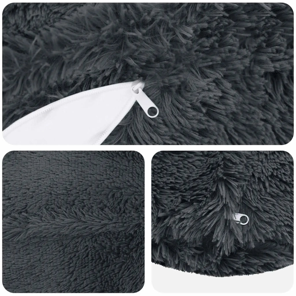 Federa 6 pcs HEERLEN Antracite Ø 60 cm Fleece PV 923076