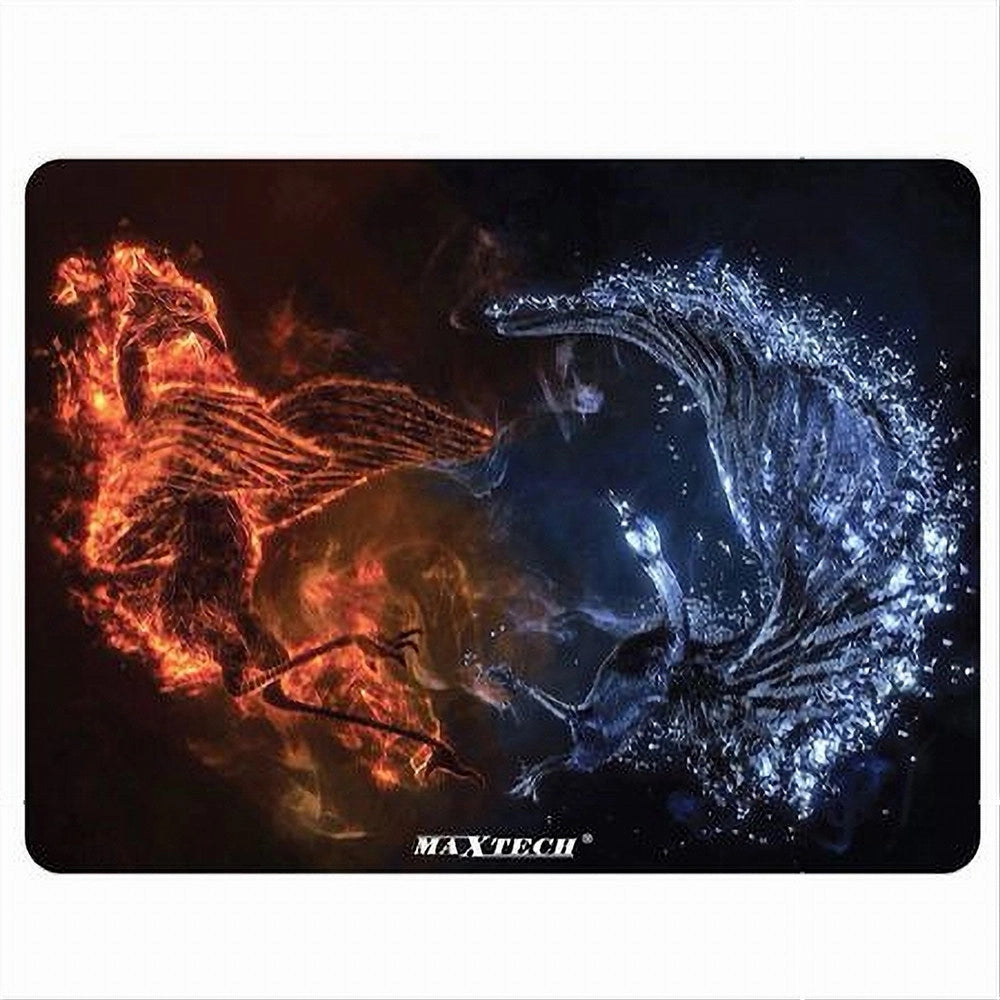 Trade Shop - Tappetino Poggiapolso Tappeto Pc Gaming Mouse Pad Serie Fireice Maxtech G-mpad05 -
