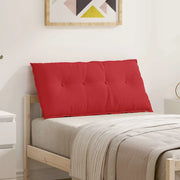 Cuscino per Schiena Rosso 100 x 19 x 50 cm Tessuto 42014756