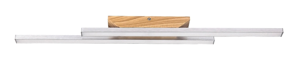 Plafoniera LED 21W legno faggio bianco 80cm Rabalux