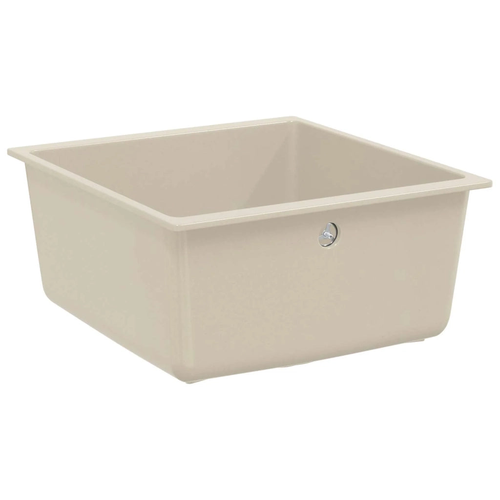 Lavello Beige 430 x 460 mm 80% Quarzo e 20% Resina 42028422
