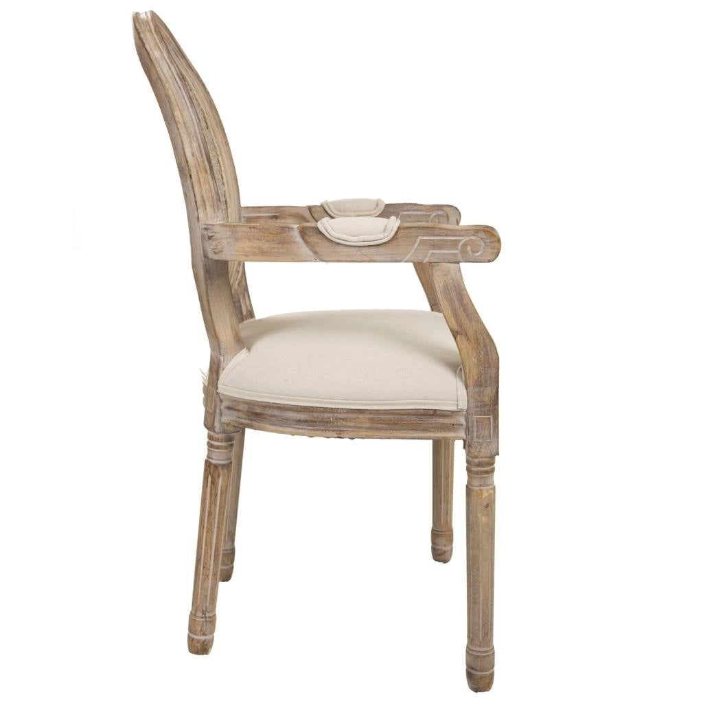 Sedia in legno 55x46x96 beige