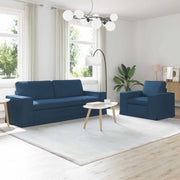 Set di divani 2 pcs Blu 222 x 80 x 82 cm Tessuto 3407594
