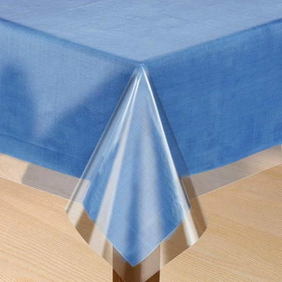 Tappeto di tavolo impermeabile - Protezione per tavolo - Forma rettangolare - Translucido - Plastica - 54 x 54 cm - Copertura per tavolo