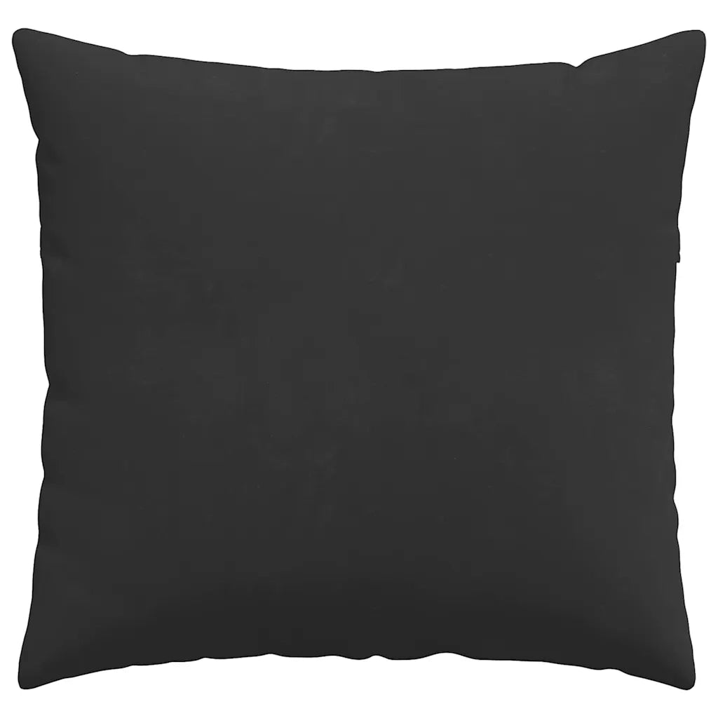 Cuscini da Divano 2 pz-Set di 2 Cuscini per Sofa Nero 45 x 45 cm Tessuto 192021