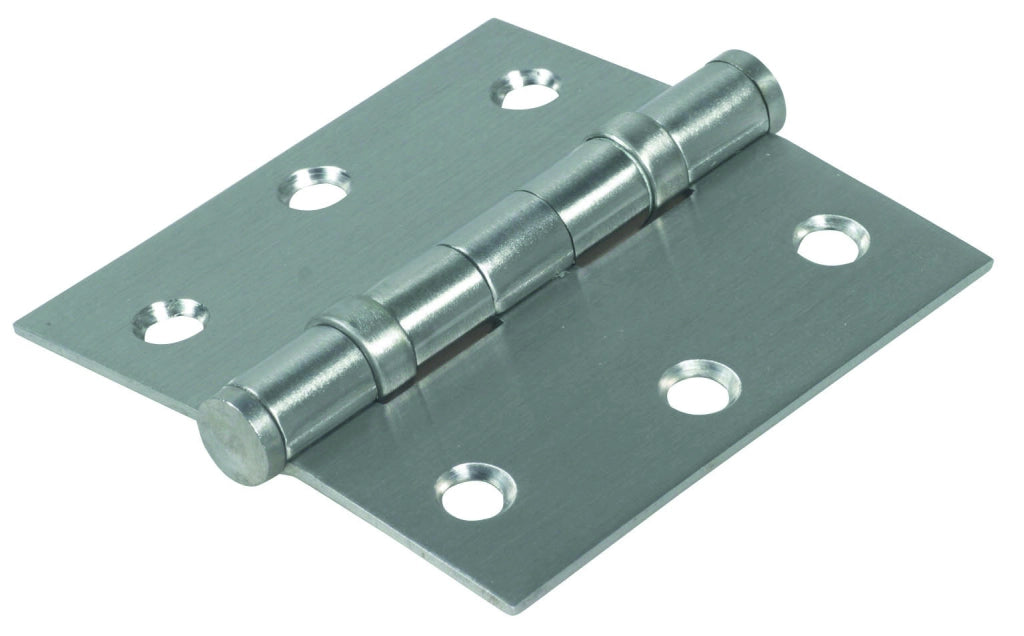 IBFM CERNIERA CON CUSCINETTI A SFERA E POMOLO PIANO in acciaio inox mm. 102x89 (4x3,5'')