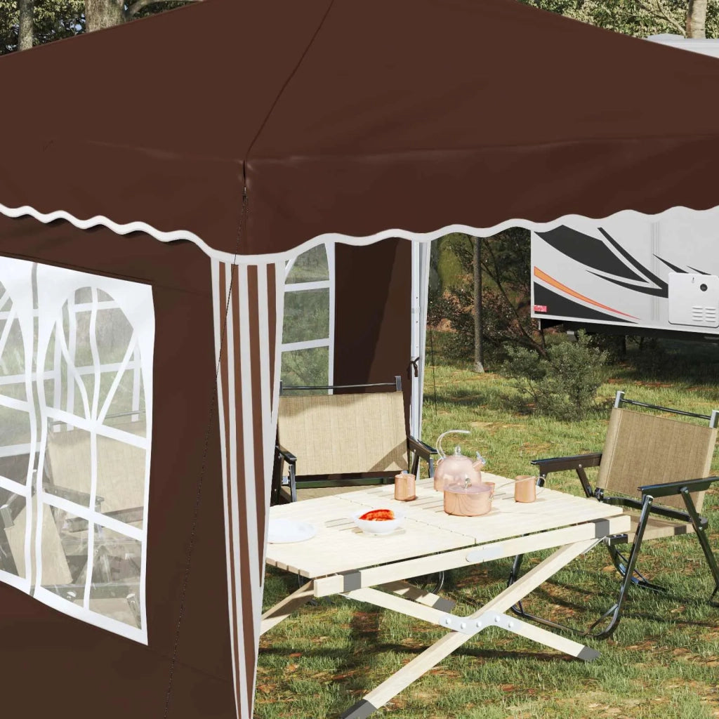Tenda per feste a pop-up Marrone 288 x 288 x 245 cm 42019764