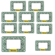 Vimar plana 10 pezzi supporto scatola 3 moduli 14613