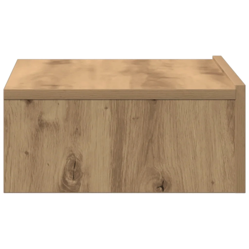 Comodino | Armadio da Notte | Mobiletto da notte Rovere Artigianale 60x35 cm in Legno Multistrato