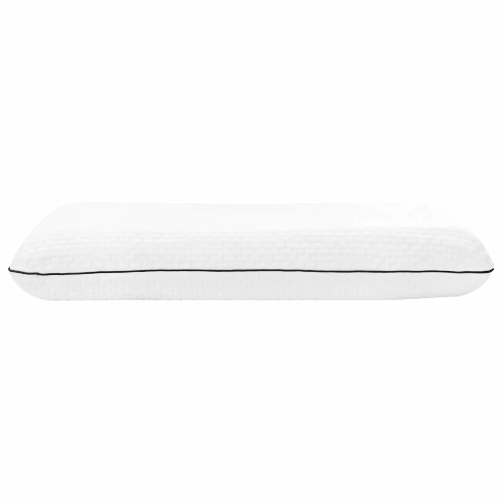 Cuscino da Letto Tinta unita Bianco 80 x 35 x 10 cm Schiuma Gel 42020238