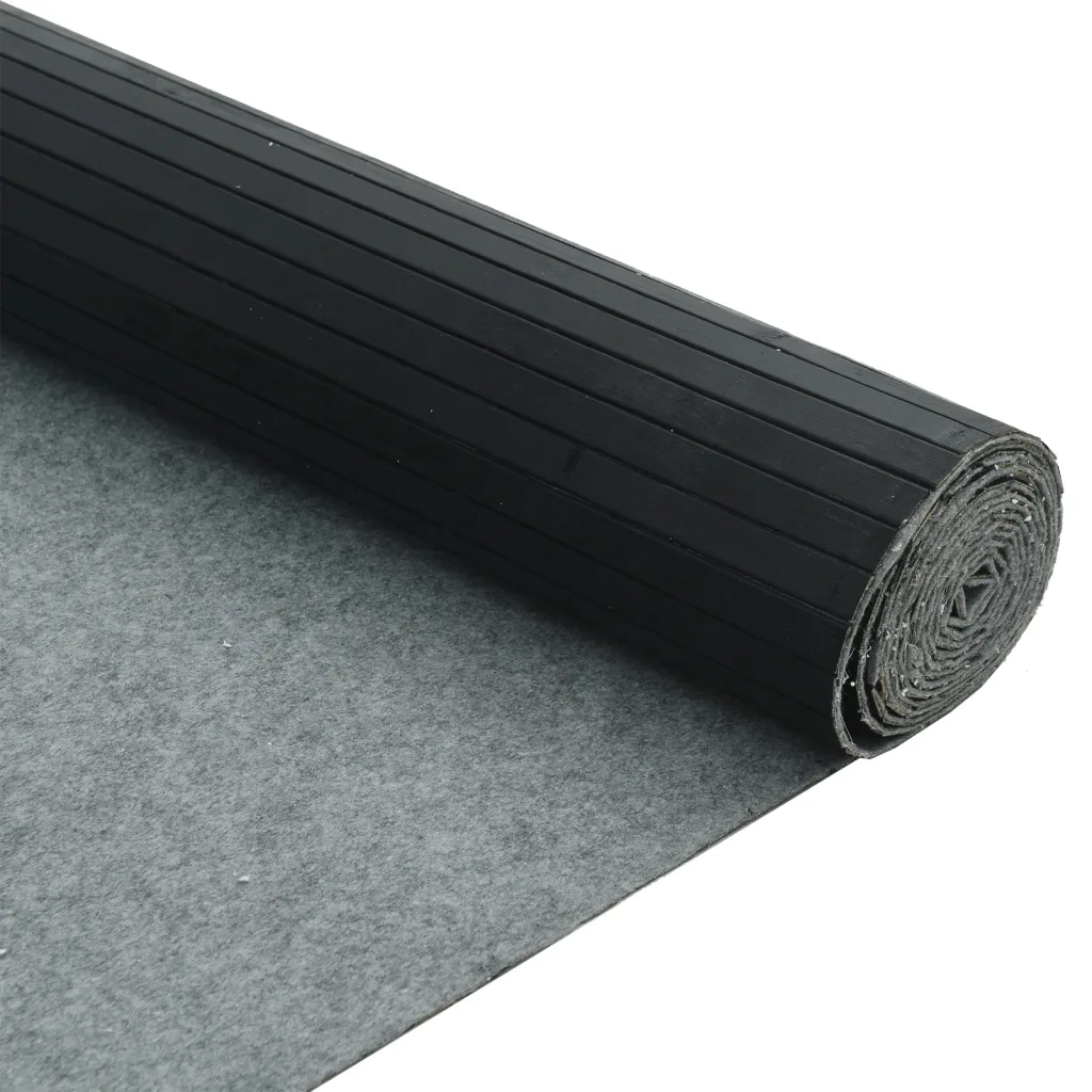 Divisorio Ambienti | Divider per stanze | Paravento Nero Larghezza 800 cm Altezza 165 cm in Bamb¨´