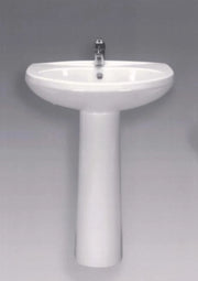 Colonna Per Lavabo Universale Mirto Bianco - Ceramiche Affatato