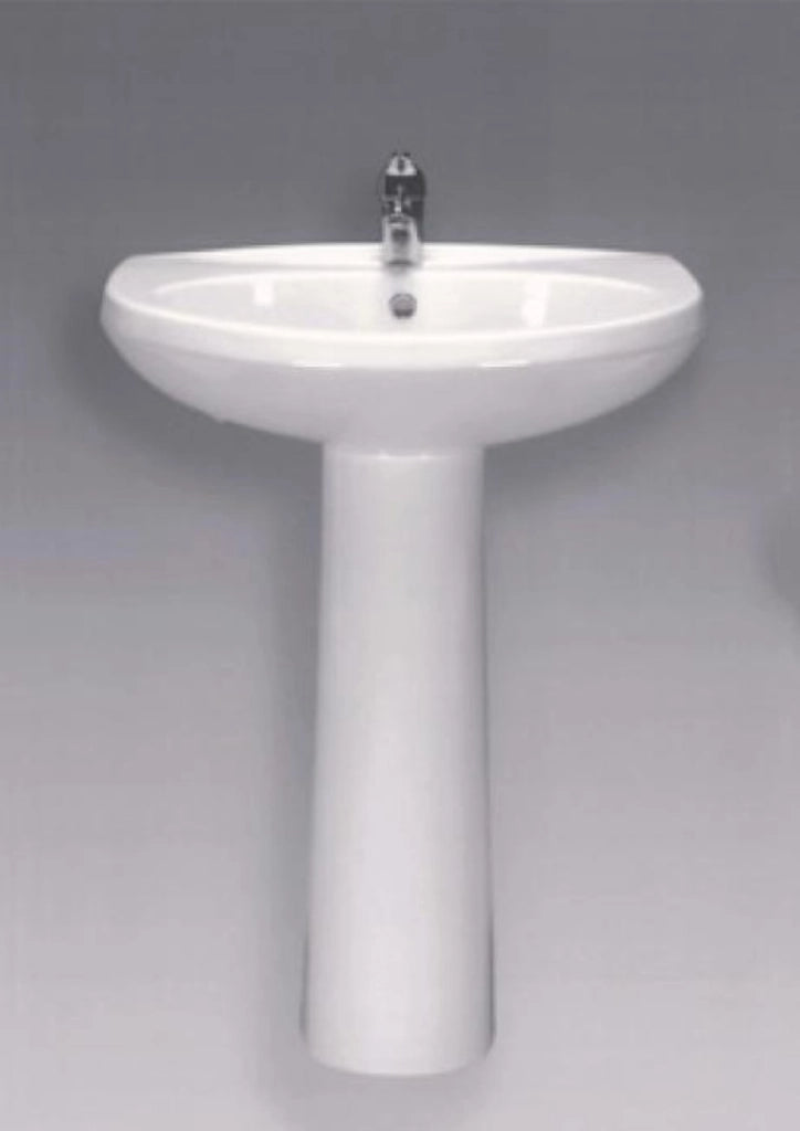 Colonna Per Lavabo Universale Mirto Bianco - Ceramiche Affatato