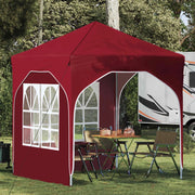 Tenda per feste a pop-up-Gazebo 192 x 192 x 245 cm Borgogna 297689