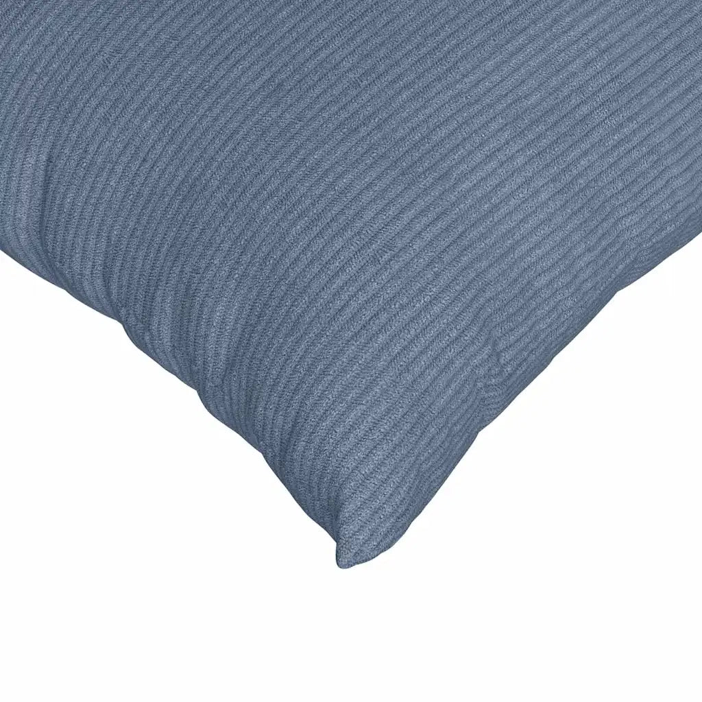Cuscini da Divano 2 pz | Cuscini per sedie Blu 60 x 60 cm Tessuto in Cords