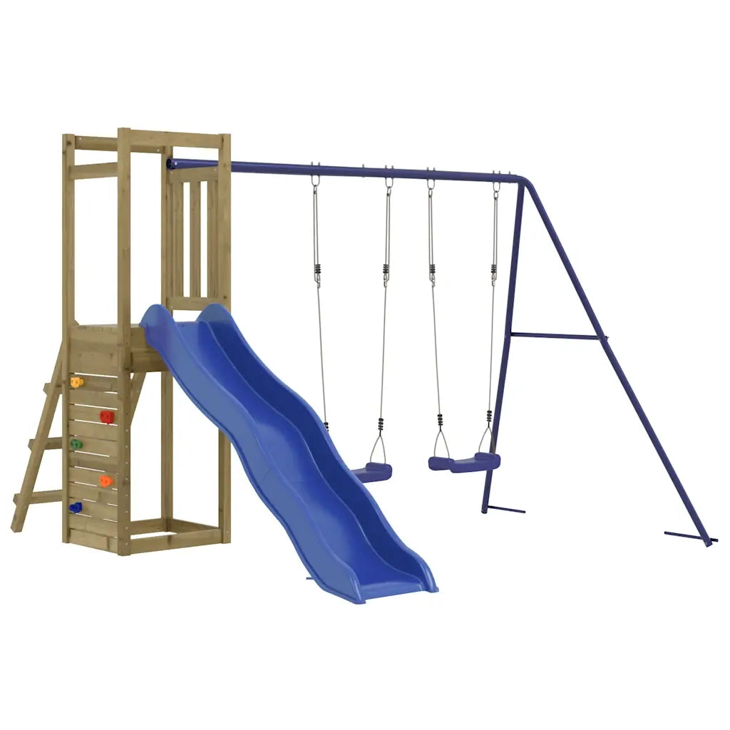 Set da Gioco da Esterno in Legno di Pino Impregnato CFW6234756