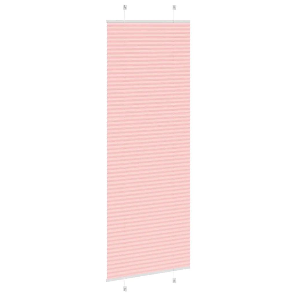 Tenda Plissettata Rosa 75x200 cm Larghezza Tessuto 74,4 cm 4015461
