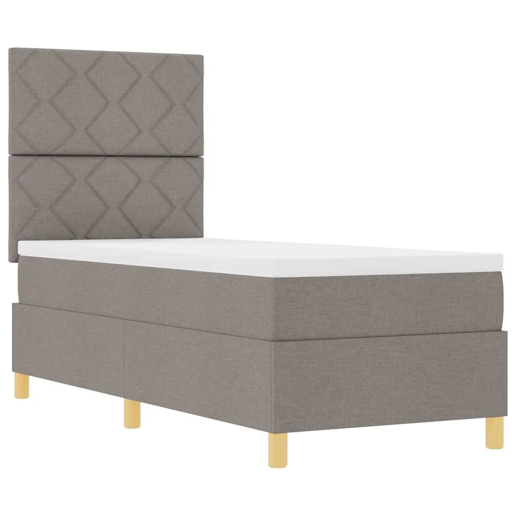 Letto a Sorgente LED con materasso Talpa 80 x 200 cm Tessuto 3343135