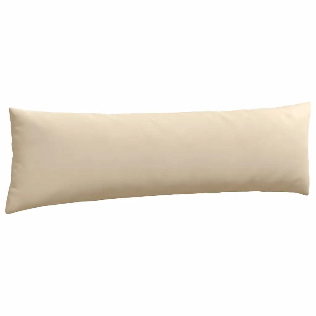 Cuscini da Divano 2 pcs Crema 145 x 40 cm Tessuto 42013858