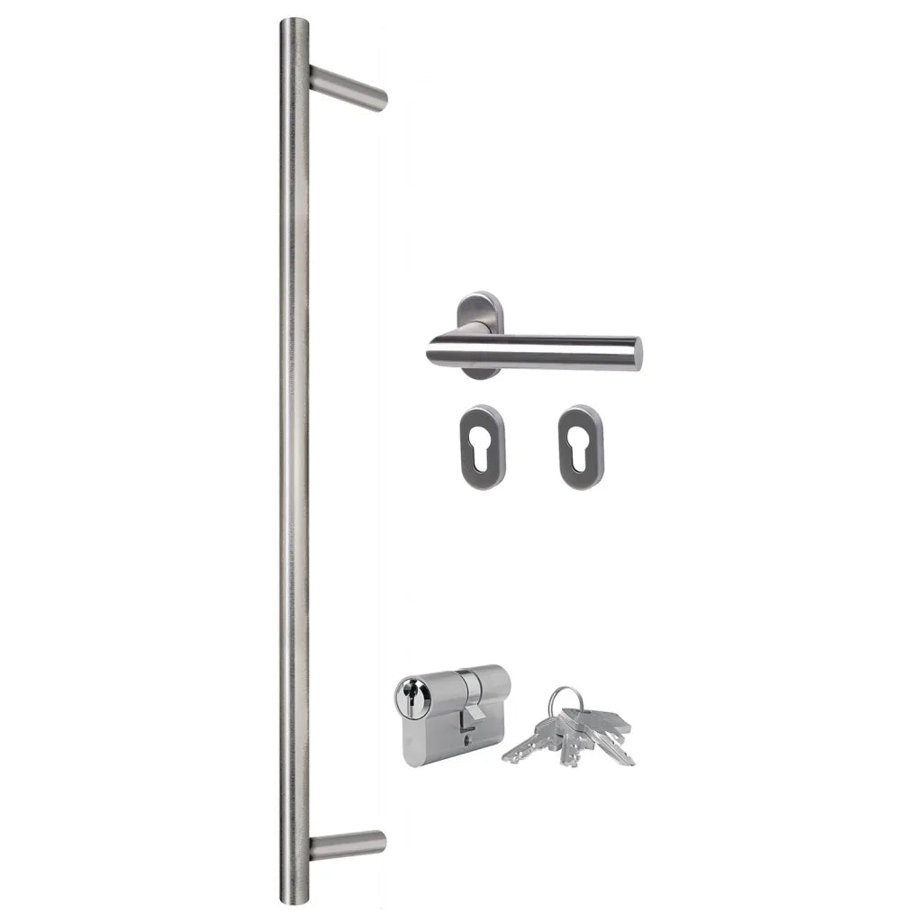 vidaXL Porta Ingresso Bianca 110x210 cm in Alluminio e PVC