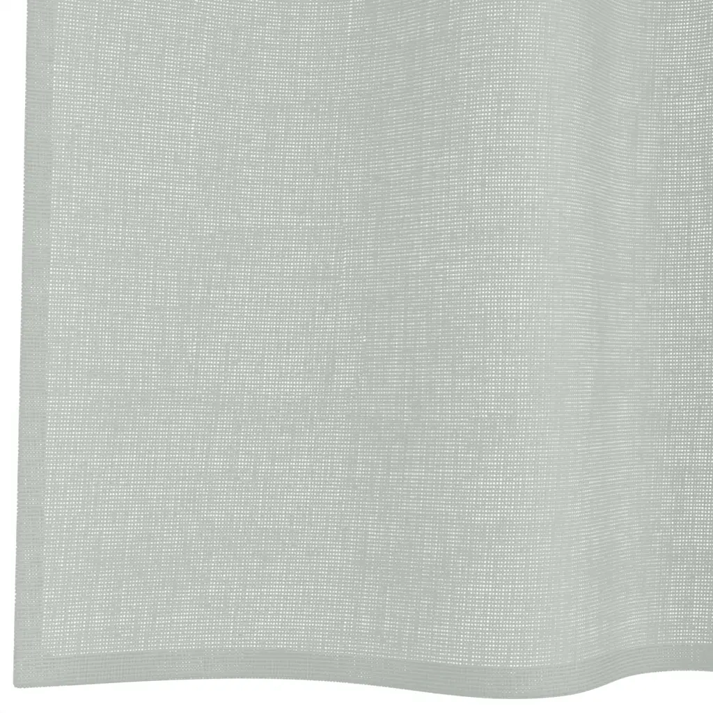 Tende in Voile con Occhielli 2 pz Grigio Chiaro 140x140 cm
