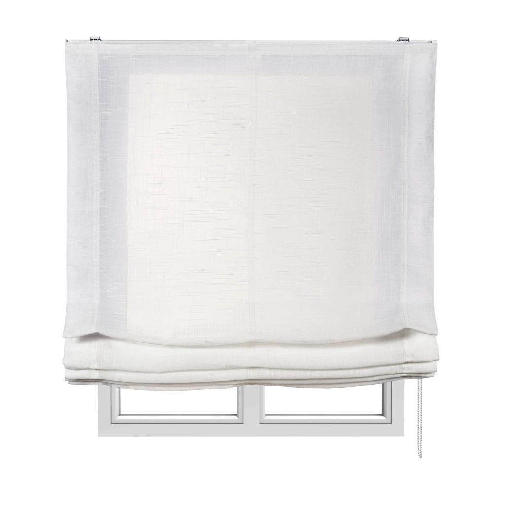 Tenda a Pacchetto Senza Astine Bianco 60x175 cm