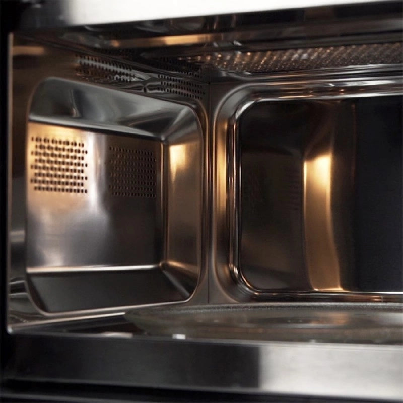 CECOTEC 01389 - Microonde da incasso GrandHeat 2350 Built-In Steel Black