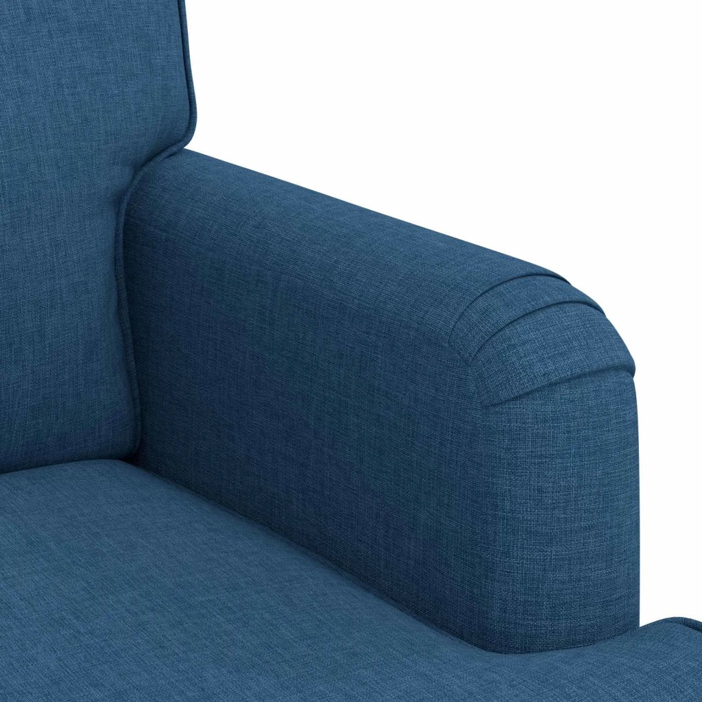 Divano Blu 201 x 80 x 85 cm Tessuto 42024503