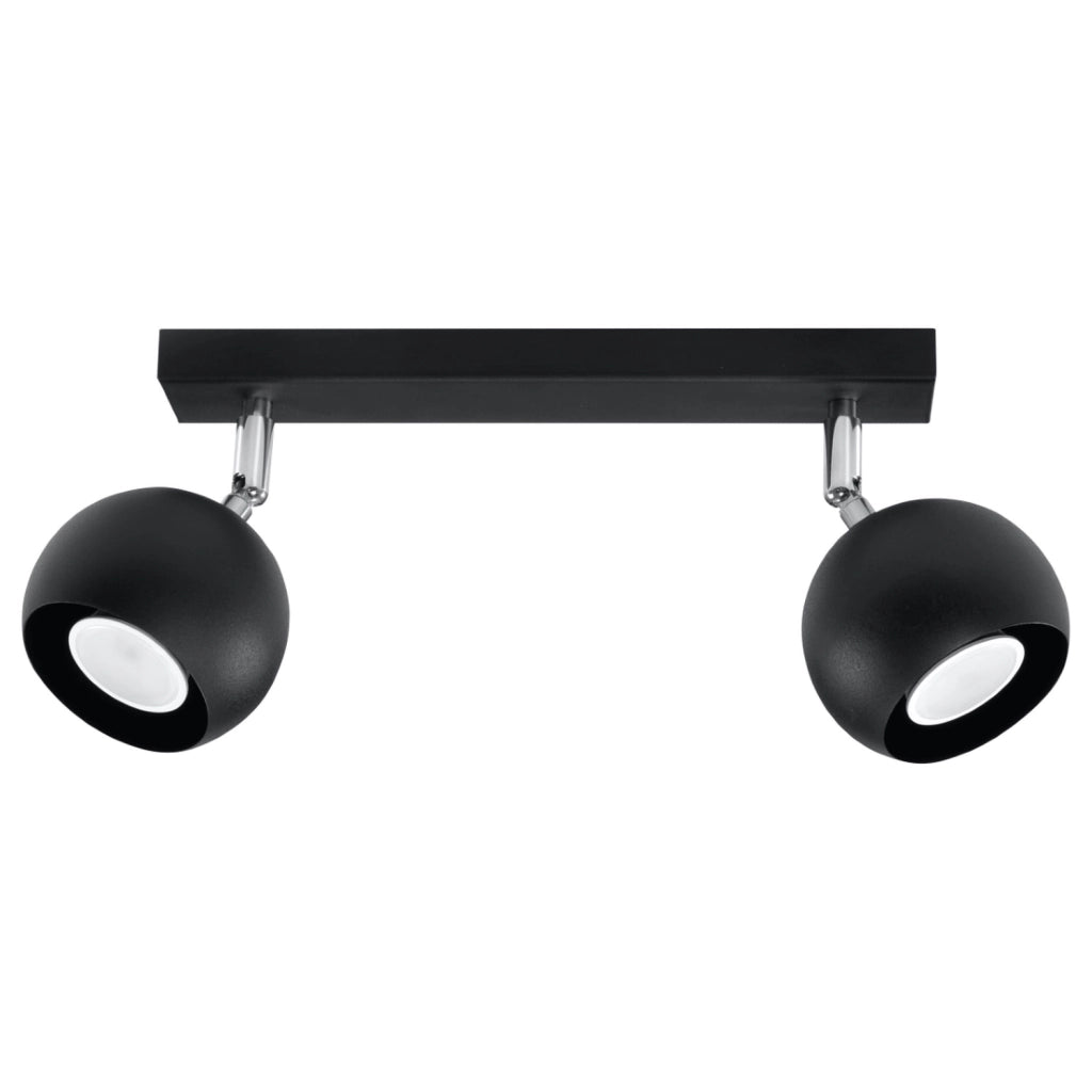 Lampada da soffitto OCULARE 2 nero