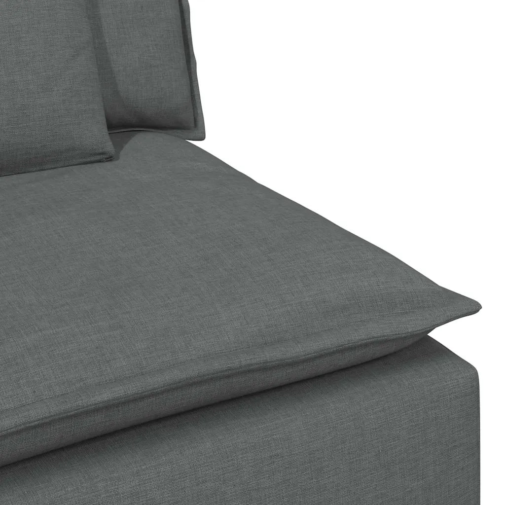 Modulo Terminale Bracciolo Divano Modulare con Cuscini 100 cm 4104388