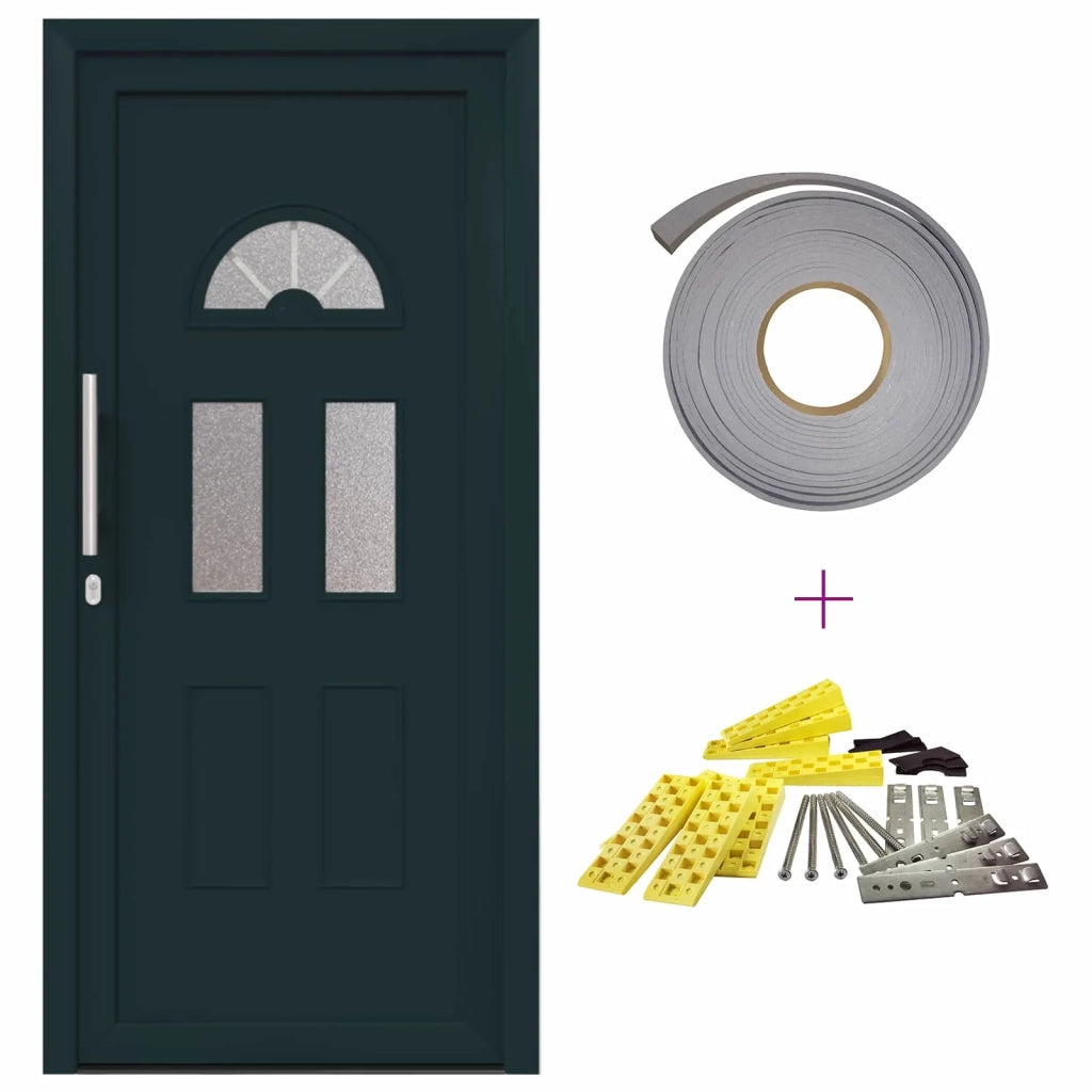 Porta Frontale Antracite 98 x 208 cm PVC