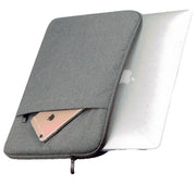 Trade Shop - Custodia A Tasca Per Pc Computer Portatile 15" Notebook Con Zip Porta Accessori -