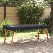 Copertura Tavolo Tinta unita Nero 162 x 92 x 15 cm Tessuto 4106105