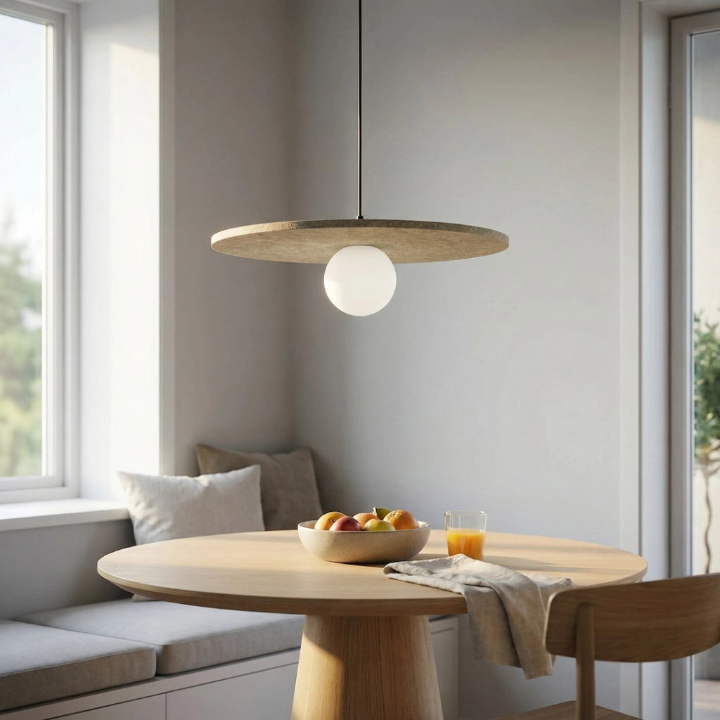 Lampada a sospensione CALMA beige feltro 1xG9 Emibig