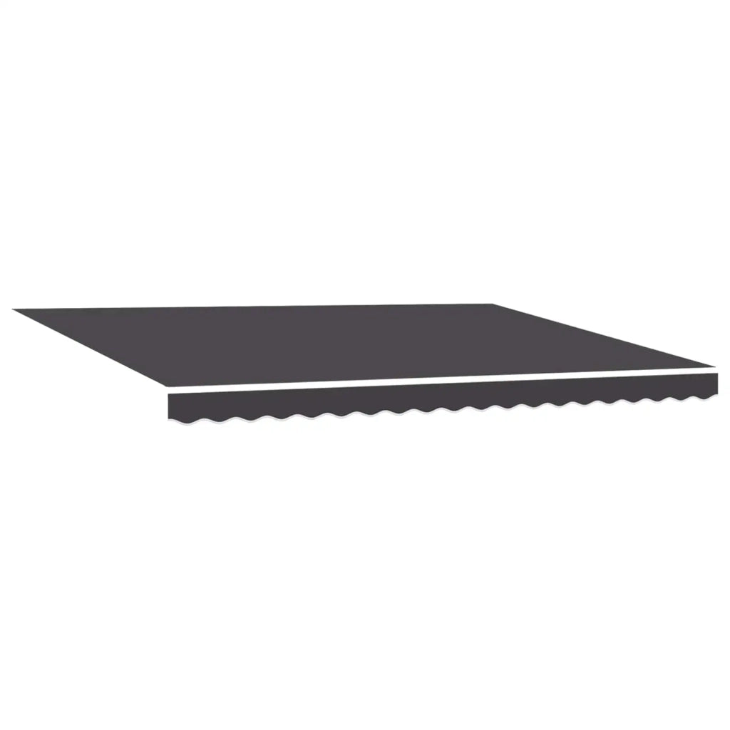 Cornice per Tenda Manuale con LED Antracite 4 x 2 m 3420784